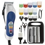 Wahl Color Pro Complete Hair Cutting Kit with Extended Accessories & Cape, Includes Color Coded Guide Combs and Color Coded Hair Length Key, Styling Shears, and Combs for Home Styling,79300-1001