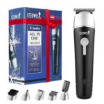 CEENWES Updated Version 5 in 1 Waterproof Man’s Grooming Kit Hair Clippers Professional Beard Trimmer Dual Shaver Rechargeable Body Trimmer Nose Hair Trimmer Cordless Precision Trimmer