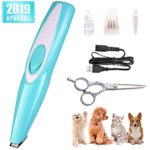STARRYFIELD Dog Clippers- Rechargeable Cordless Cat and Dog Clippers, Low Noise Electric Pet Trimmer, Pet Clipper for Trimming The Hair Around Face, Eyes, Ears, Paw, Rump