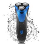 YOHOOLYO Electric Razor for Men Electric Shaver Rotary Razor Wet and Dry Waterproof with Pop-Up Trimmer USB Rechargeable