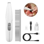 Dog Cat Pet Clippers,Rechargeable Pet Grooming Clippers Kit,Low Noise Electric Pet Hair Trimmer with Comb for Small Medium Large Pet Paws Eyes Ears Face