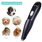 Dog Clippers – Dog Grooming Kit with Comb Brush – Dog Cordless Hair Clippers Trimmers for Paws – Rechargeable Pet Clippers Low Noice Hair Clippers for Small Dogs -Paws -Eyes -Face -Ears -Rump (Black)