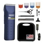 Wahl Home Pet Pro-Series Complete Pet Clipper Kit, for Pet Grooming, Trimming, and Touchups, Works Best on Fine to Medium Coated Dogs and Cats, or for Double Coated Clipping, 9590-210