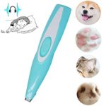Dog Clippers – Dogs Cats Grooming Kit, Rechargeable Low Noise Electric Pet Clippers for Hair Around Face, Paws, Eyes, Ears, Rump