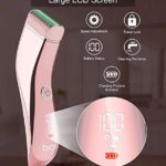 Brori Electric Razor for Women – Lady Shaver Womens Bikini Trimmer for Legs Underarms Public Hair Wet and Dry Rechargeable Waterproof with LCD Screen Aloe Lubricating Strips