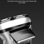 Sunsonic Electric Razor for Men, Type-C USB Rechargeable Electric Shaver with Pop Up Beard Trimmer.