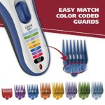 Wahl Color Pro Cordless Rechargeable Hair Clipper & Trimmer – Easy Color-Coded Guide Combs – for Men, Women & Children – Model 9649