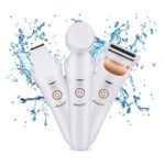 Electric Razor for Women, CkeyiN Hair Remover for Women Bikini Trimmer 3 in 1 Rechargeable Cordless Foil Shaver for Legs Bikini Line Underarms Wet & Dry Shaving Painless