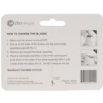 Clio Designs Refill Blades for all Clio 3800 Series Shavers (2 Packs of 2)