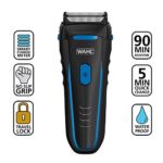 Wahl Groomsman Electric Shaver Rechargeable Wet/Dry Waterproof Electric Razor for Cordless Men’s Grooming – Lithium Ion with Long Run Time & Quick Charge – Model 7063
