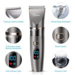 Hatteker Mens Beard Trimmer Cordless Hair Trimmer Hair Clipper Detail Trimmer 3 In 1 for Men Hair Cutting Kit Men’s Grooming Kit Waterproof