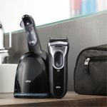 Braun Electric Razor for Men, Series 3 ProSkin 3070cc Electric Foil Shaver, Rechargeable with Clean & Charge Station & Travel Case