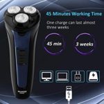 Electric Razor for Men,FLYCO Electric Shavers 2 in 1 Mens Wet & Dry Electric Razors for Shaving Electric Cordless with Pop-up Trimmer,IPX7 Waterproof Wet & Dry Mens Electric Shavers Rechargeable
