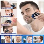 Parboom Electric Shaver for Men & Grooming Kit, 5 in 1 Electric Razor, IPX6-Waterproof Shaver, Nose Hair Trimmer, Hair Clippers, Facial Cleansing Brush, LED Display USB Rechargeable