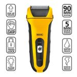Wahl Model 7061-100 Lifeproof Lithium Ion Foil Shaver – Waterproof Rechargeable Electric Razor With Precision Trimmer for Men’S Beard Shaving, Trimming & Grooming with Long Run Time & Quick Charge