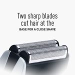 PANASONIC Electric Razor Men’s Dual Blade Cordless – ES-RW30-S – (Silver)
