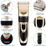 BigTron Professional Rechargeable Electrical Pet Grooming Clipper Kit for Dog and Cat Hair with Trimmer and Shaver