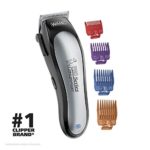 Wahl Lithium Ion Pro Series Cordless Animal Clippers – Rechargeable, Quiet, Low Noise, Heavy-Duty, Electric Dog & Cat Grooming Kit for Small & Large Breeds with Thick to Heavy Coats – Model 9766,Black and Silver