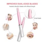 TOUCHBeauty Hair Trimmer for Face Eyebrow Nose Ear Body Hair Trimming, All in ONE Hair Remover for Women & Men Dual Blades Shaver Battery Powered TB-1458
