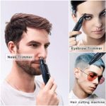 Nose Hair Trimmer for Men, ONEDONE 3 in 1 USB Rechargeable Ear and Nose Hair Trimmer for Men & Women,Dual-edge Blades Painless Electric Nose Ear Trimmer Eyebrow Clipper