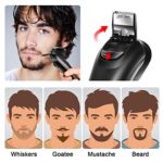 Hatteker Electric Shaver for Men Rotary Shaver Electric Razor Wet Dry Beard Trimmer Electric Shaving Razors with Pop-up Trimmer Waterproof Cordless Rechargeable