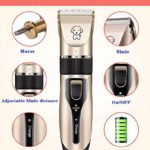 Pet Shaver Clippers Low Noise Rechargeable Cordless Electric Quiet Hair Clippers Set for Dogs Cats Pet