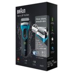 Braun Electric Razor for Men, Series 3 ProSkin 3080s Electric Shaver, Rechargeable, Wet & Dry Foil Shaver plus Charging Stand & Travel Pouch