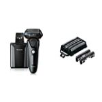 Panasonic Arc5 wet/Dry Electric Shaver & Trimmer for Men, 16-D Flexible Pivoting Head & Auto Cleaninwith WES9032P Men’s Electric Razor Replacement Inner Blade & Outer Foil Set