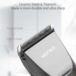 WONER Hair Clippers for Men, 17-Piece Home Hair Cutting Kits 2.0, Quiet Rechargeable Cordless Hair Trimmers with Professional Scissors and Barber Cape