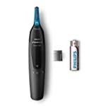 Philips Norelco Nose Hair Trimmer 1500, NT1500/49, Precision Groomer with 3 Pieces for Nose, Ears and Eyebrows
