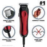 Wahl T-Pro Trimmer, Corded Hair and Beard Trimmer, Compact, Great for Travel, Includes Three Guide Combs, for a Shave Every Time, 9307-300