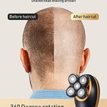 DGHVIN Electric Shaver for Men?Head Shaver for Bald Men Shaving 5-in-1 5D haircut USB Rechargeable LED Cordless Hair Trimmer for Men,Shaver Grooming Kit with Clipper Nose Hair Trimmer ,Waterproof