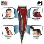 Wahl Clipper Compact Multi-Purpose Haircut, Beard, & Body Grooming Hair Clipper & Trimmer with Extreme Power & Easy Clean Blades – Model 79607