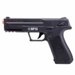 GAME FACE GFAP13 AEG Electric Full/Semi-Auto Airsoft Pistol With Battery Charger, Speed Loader And Ammo, Black