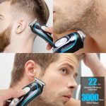 Hair Clipper for Men Professional Cordless Clippers Rechargeable Electric Hair Trimmer Beard Trimmer Kit for Kid and Adults Suitable for Home Daily Use Comes with Scissors 4 Guide Comb