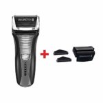 Remington F5-5800, Power Series Inercept Cutting Foil Razor/Men’s Shaver with SPF-300 Screens & Cutters, Pivot & Flex Technology, and Stainless Steel Blades – Bundle