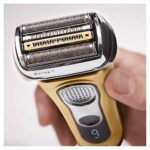 Braun 9299cc Series 9 Men’s Electric Beard Trimmer with Blade, Cleaning Station and Travel Case Gold Edition