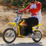 Razor MX650 Dirt Rocket Electric-Powered Dirt Bike with Authentic Motocross Dirt Bike Geometry, Rear-Wheel Drive, High-Torque, Chain-Driven Motor, for Kids 13+