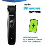 Electric Shaver and Beard Trimmer – 5 in 1 Multi-functional Rechargeable Cordless Grooming Kit for Men and Women- Face, Body, Beard, Nose Hair Trimmer with Micro Shaver, RCF-2059 (Black)