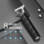 Liners for Men Clippers, Electric Cordless Zero Gapped Trimmer T Blade Trimmer for Men Professional Pro Li T Blade Trimmer Waterproof for Hair & Beard Trimming Grooming