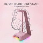 Razer Base Station Chroma – Chroma Gaming Headset Stand with USB Hub – Quartz Pink