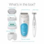 Braun Epilator Silk-épil 5 5-810, Hair Removal for Women, Shaver & Bikini Trimmer, Cordless, Rechargeable, Wet & Dry