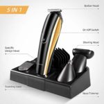 Hair Clippers for Men, LALAYA Electric Hair Clippers for men, 8 in 1 Professional Cordless Hair Clippers for Men USB Rechargeable IPX7 Waterproof Men’s Grooming Kits(Oil NOT Included)