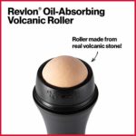 REVLON Oil-Absorbing Volcanic Face Roller, Reusable Facial Skincare Tool for At-Home or On-the-Go Mini Massage