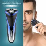 Hatteker Electric Shaver Rotary Razor for Men Cordless Beard Trimmer with Pop-up Trimmer Rechargeable