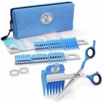 Scaredy Cut Silent Pet Grooming Kit For Cats & Dogs – Quiet Alternative to Electric Clippers For Sensitive Pets – Right-Handed, Blue
