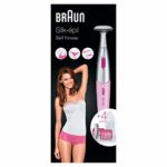 Braun Silk-épil Bikini Trimmer Electric Shaver, Styler, and Hair Removal Tool for Women, FG1100, pink and gray