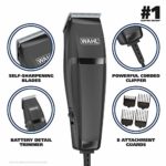 Wahl Clipper Corp Pro 14 Piece Styling Kit with Hair Clipper and Beard Trimmer for Total Body Grooming – Model 79450, Chrome