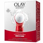 Facial Cleansing Brush by Olay Regenerist, Face Exfoliator with 2 Brush Heads