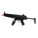 electric aeg well fps-275 d95b airsoft rifle with drum magazine, collapsible stock fully automatic(Airsoft Gun)